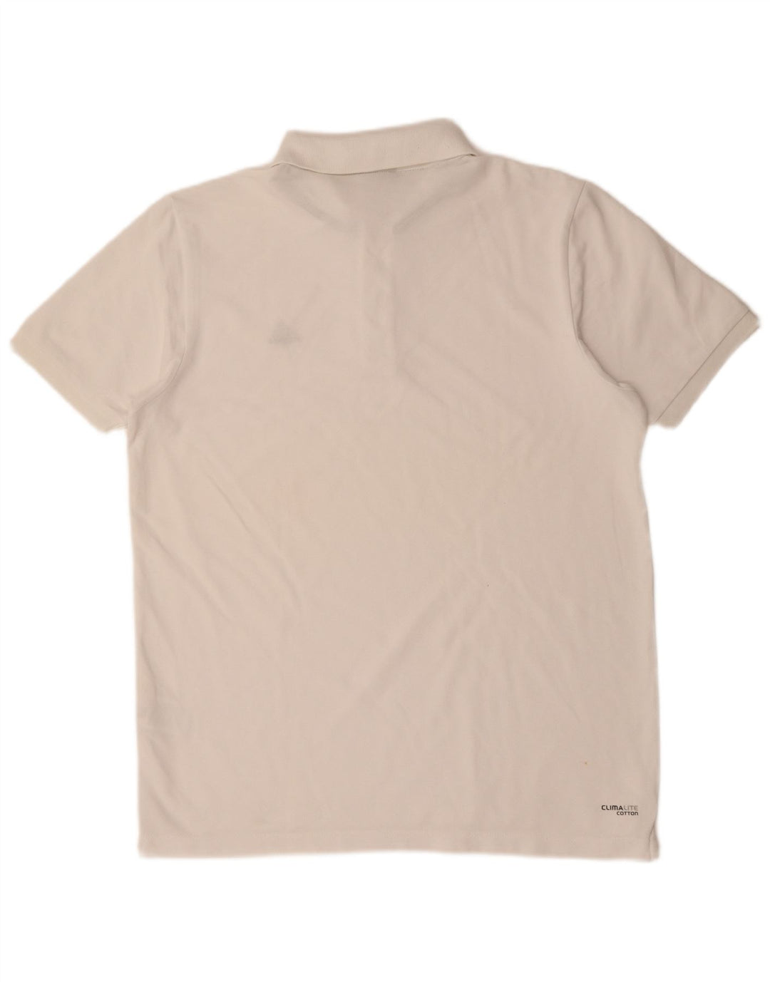 ADIDAS Mens Clima 365 Polo Shirt Large White Cotton