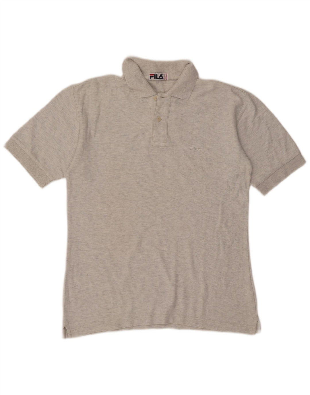 Fila Herre poloshirt IT 44 XS Grå Bomuld