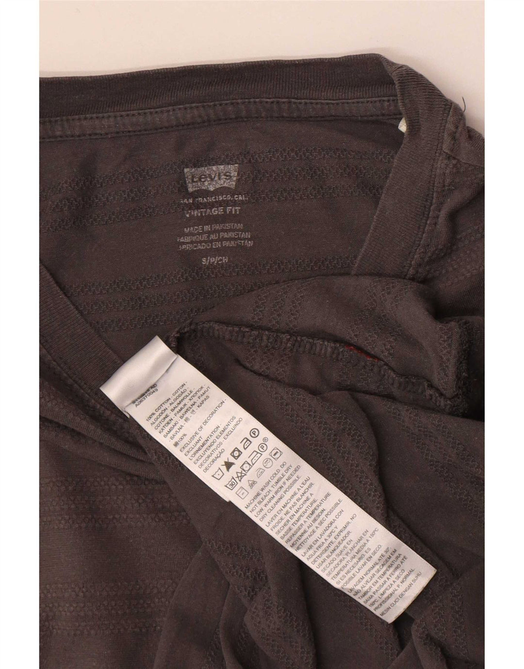Levi's Vintage Fit T-shirt top til mænd, lille grå bomuld
