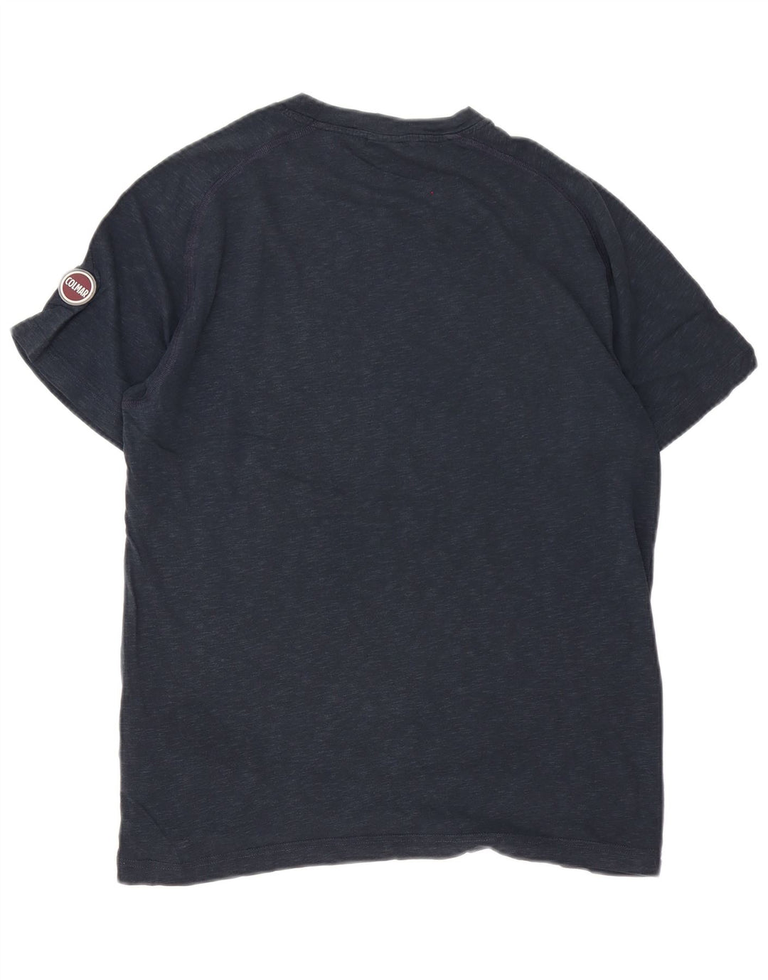 Colmar Herre Regular Fit T-Shirt Top Medium Navyblå Flecked Bomuld