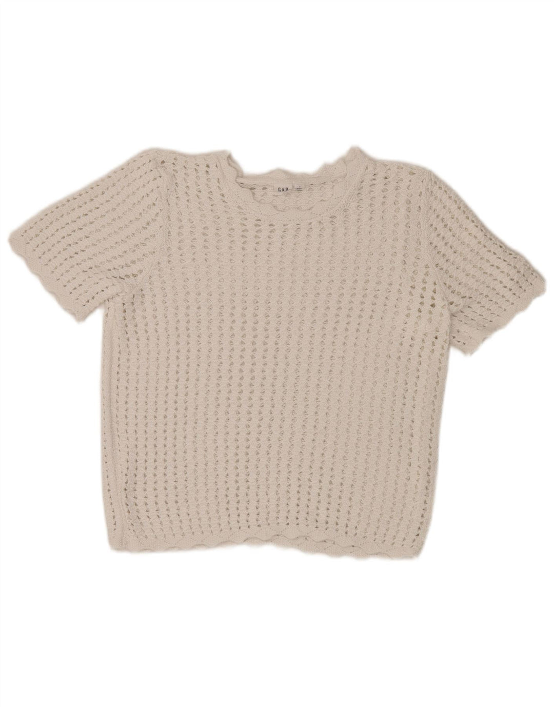 Gap hæklet bluse til kvinder DK 14 Medium White