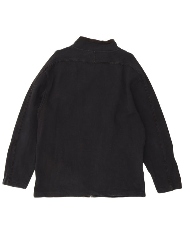 Weird Fish Herre træningsdragt Topjakke Stor marineblå bomuld