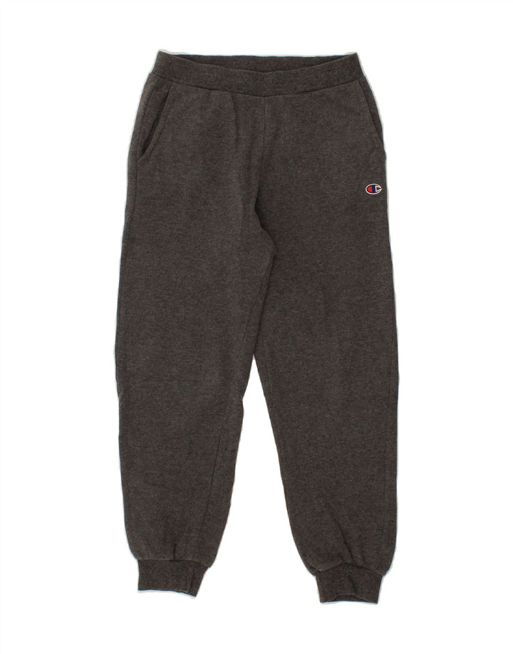 CHAMPION Boys Tracksuit Trousers Joggers 9-10 Years Medium Grey Cotton Vintage Champion and Second-Hand Champion from Messina Hembry 