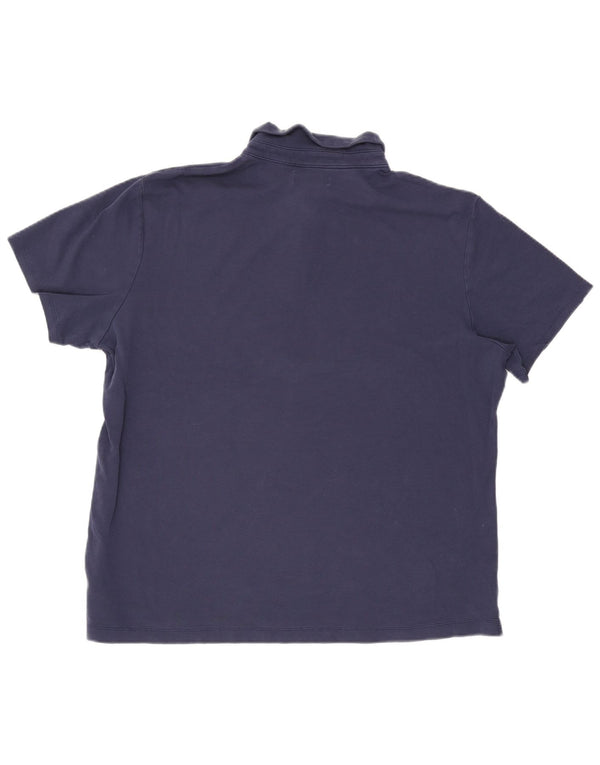 Orvis Polo Shirt til mænd 2XL marineblå bomuld