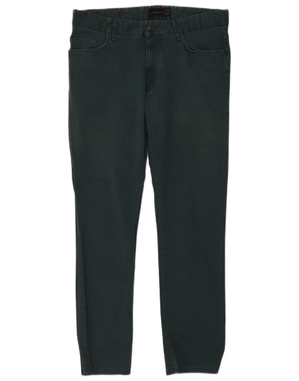 Zara Herre Slim Casual Bukser EU 44 Large W34 L31 Grøn
