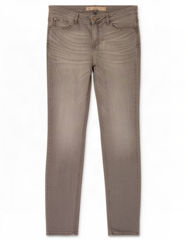 Zara Dame Trafaluc Slim Jeans EU 38 Small W28 L32 Grå Bomuld