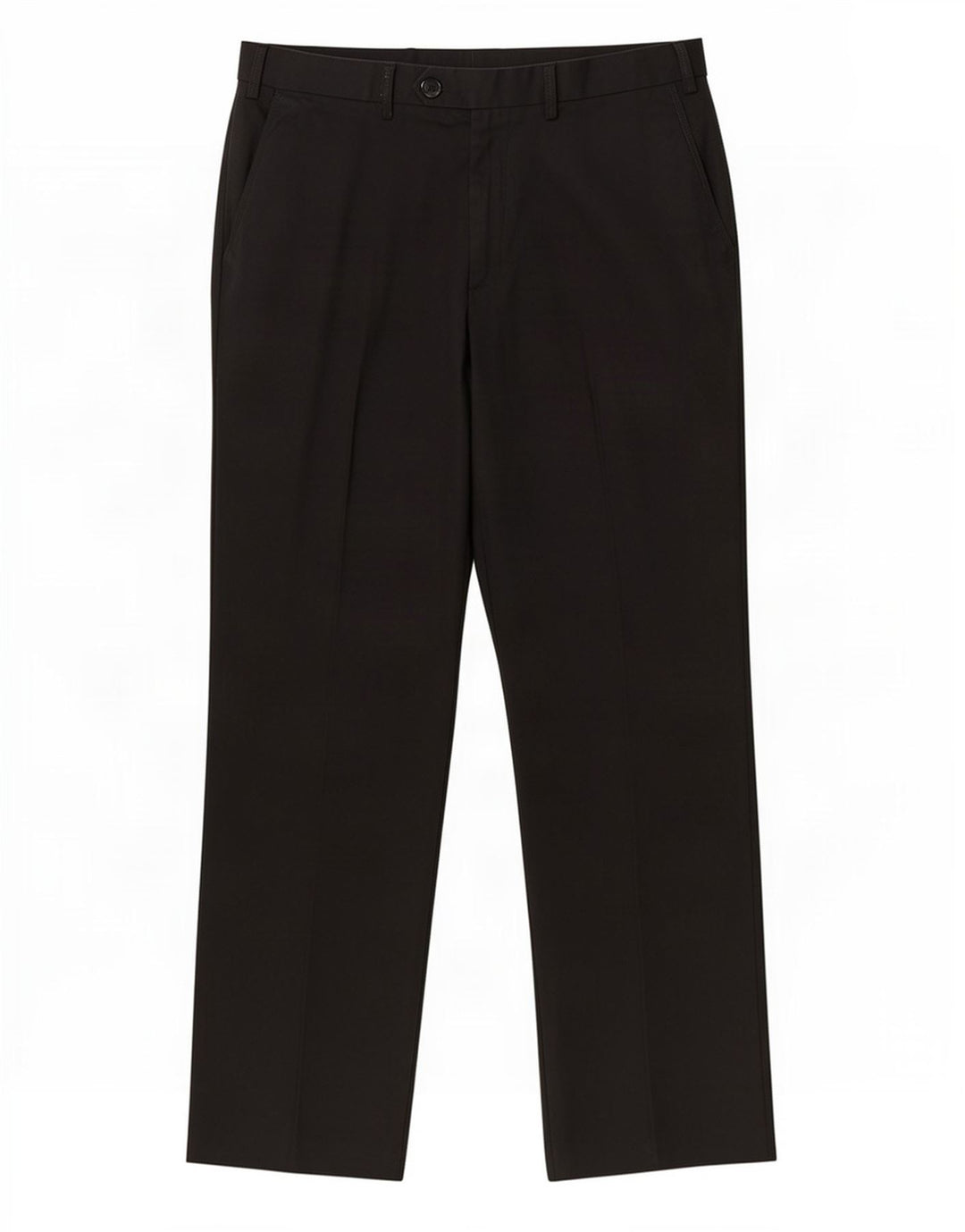 Marks & Spencer Herre Lige Regular Fit Suit Bukser W34 L31 Sort Uld