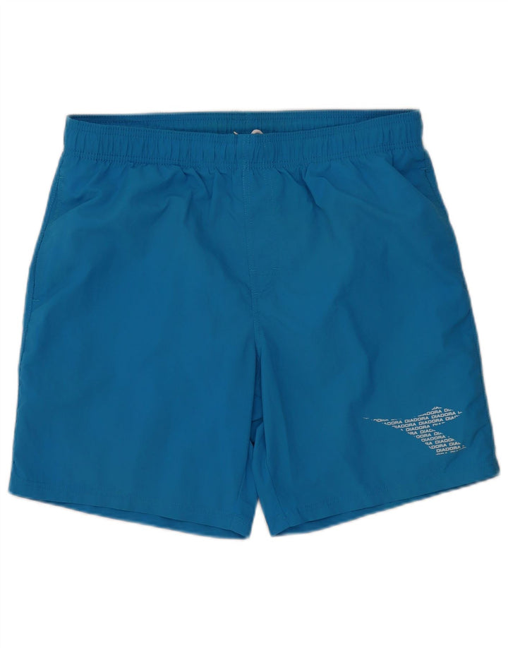 Diadora Herre grafiske svømmeshorts XL Blå Nylon