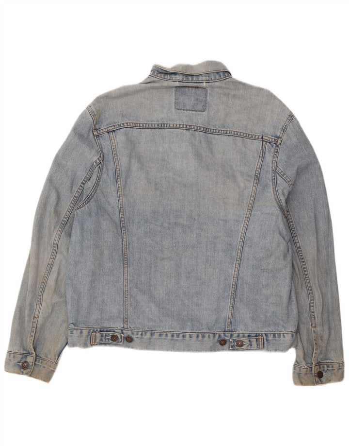Levi's Herre denimjakke UK 40 Large Blue Cotton