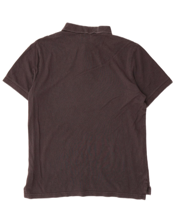 Nike Mens Polo Shirt Medium Black Cotton