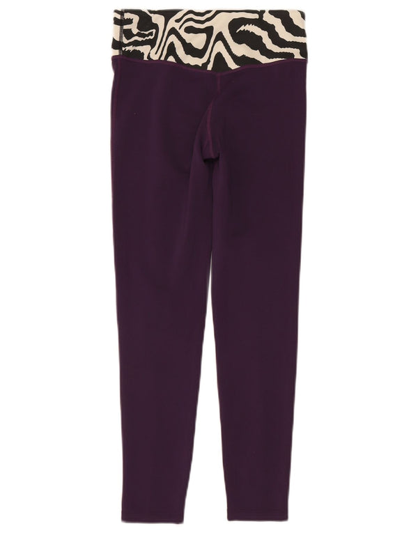 Nike Girls Dri Fit Leggings 10-11 år Medium Lilla dyreprint