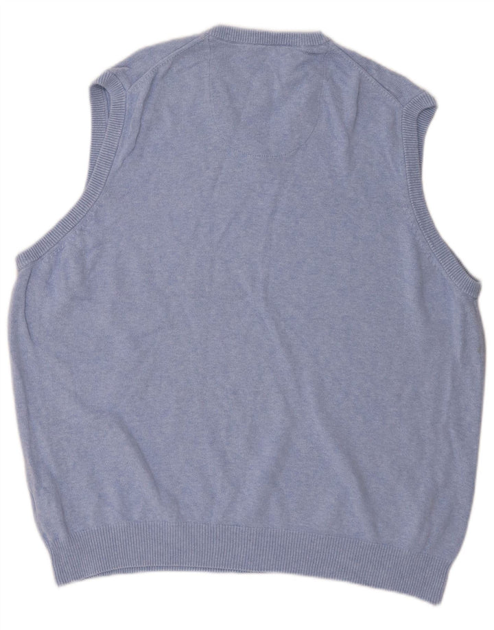 Marks & Spencer Herrevest Tank Top XL Blå Bomuld