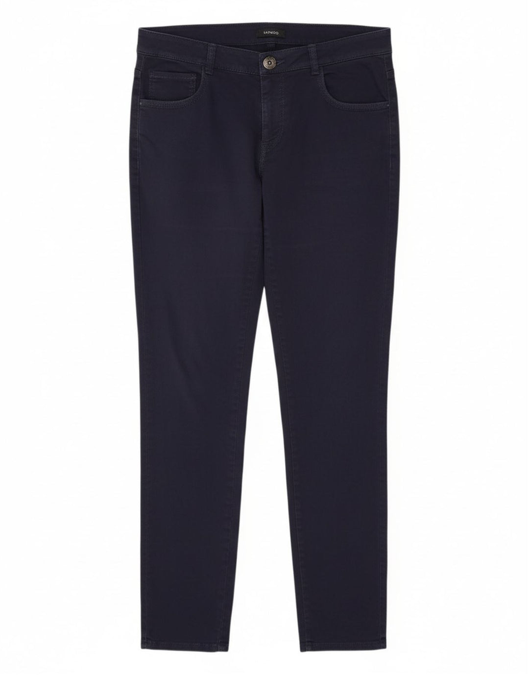 MAX & CO. Womens Slim Casual Trousers W31 L29 Navy Blue