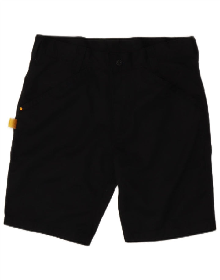 CATERPILLAR Herre Workwear Cargo Shorts W34 Large Black Polyester