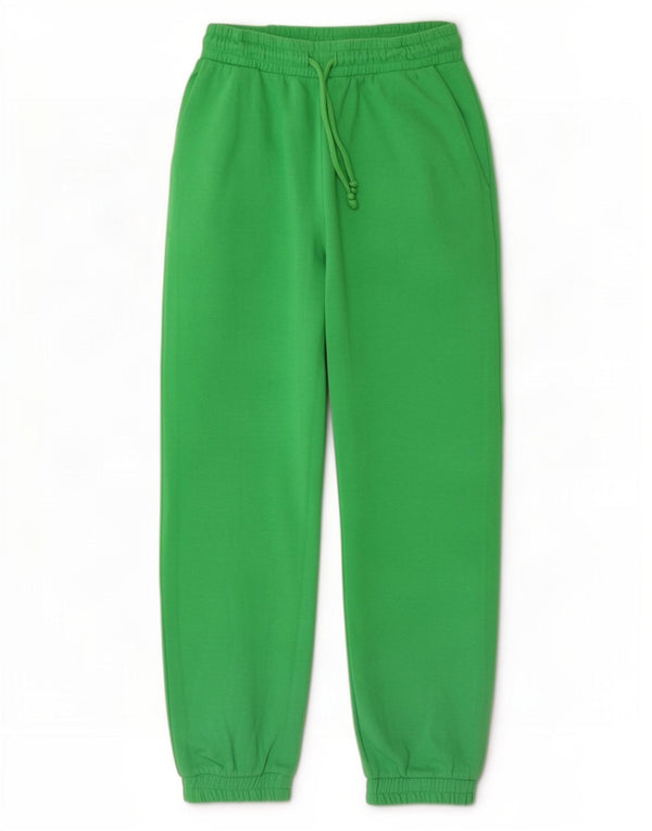 Zara træningsdragt til kvinder Joggers UK 12 Medium Green Bomuld