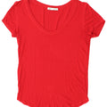 ZARA Womens T-Shirt Top UK 8 Small Red