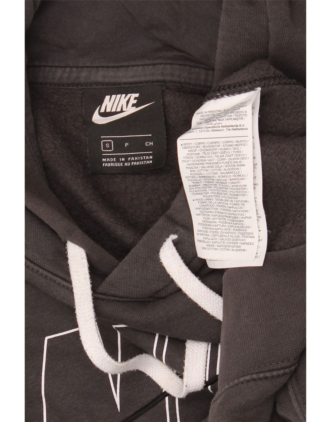 Nike grafisk sweatshirt til mænd, lille grå