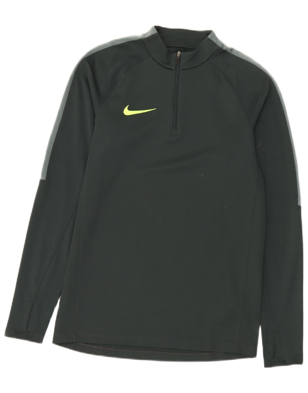 Nike herre lynlås-top langærmet lille grøn polyester