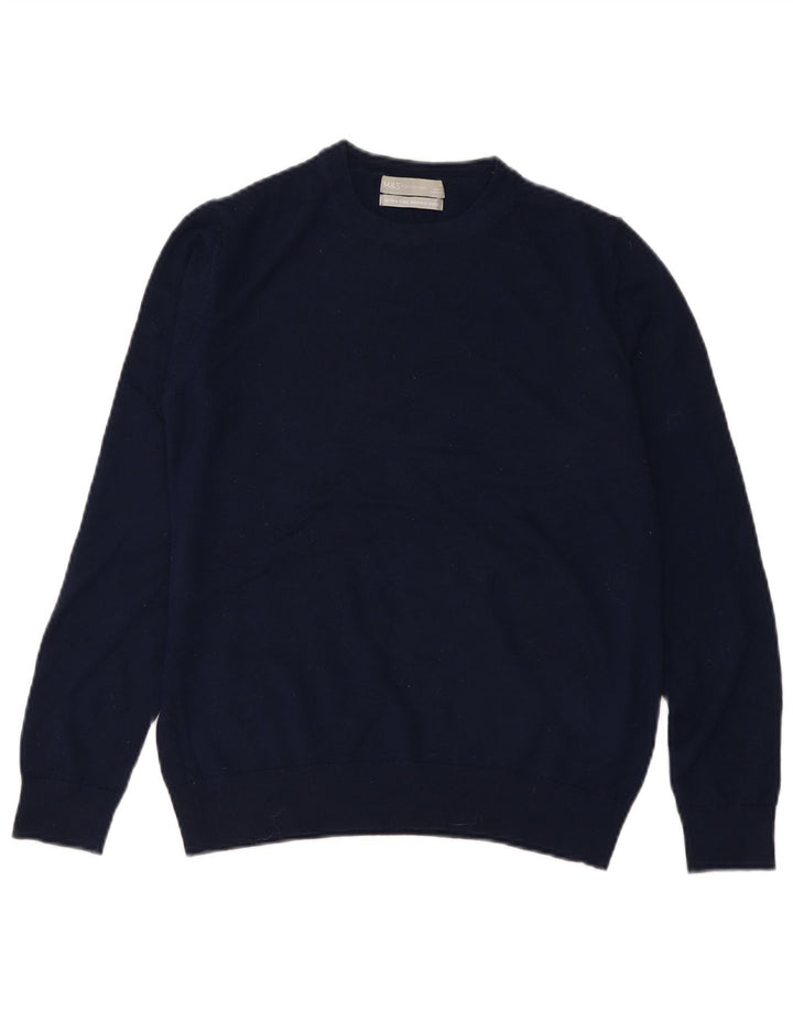 Marks & Spencer Dame sweater med rund hals DK 10 Small Navy Blue
