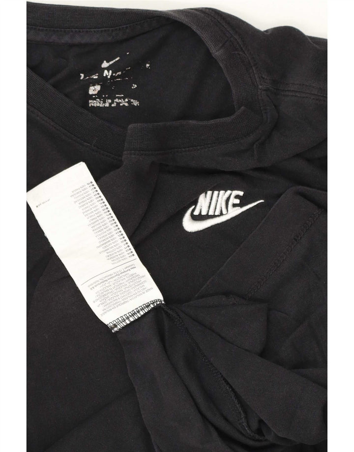Nike T-shirt top lille sort bomuld til mænd