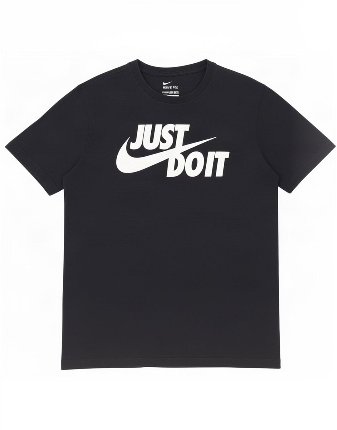 Nike Herre grafisk T-shirt Top Medium Sort Bomuld