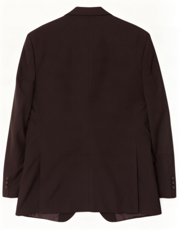 Marks & Spencer Herre 2-knaps blazerjakke UK 40 Medium Sort Polyester