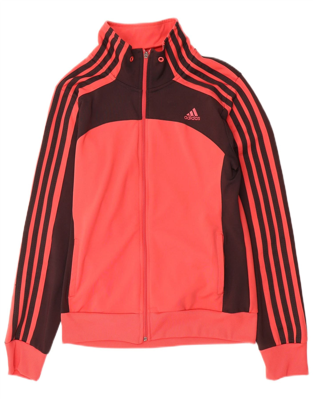 ADIDAS Dame Clima 365 Træningsdragt Topjakke UK 20 2XL Pink Colourblock