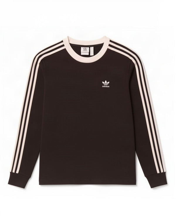 Adidas Dame Top Langærmet UK 12 Medium Sort Bomuld