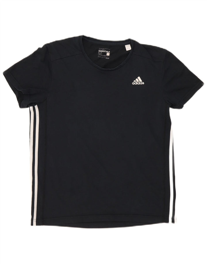 Adidas Herre Climalite T-Shirt Top Medium Sort