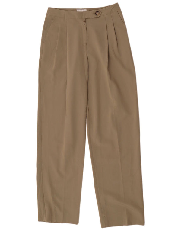 Topshop Dame Pegged Casual Bukser UK 8 Small W26 L31 Beige Polyester