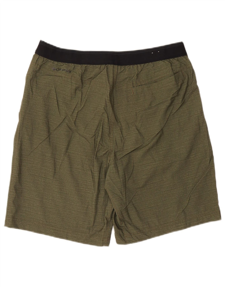 Columbia Herre Sportshorts Medium Khaki Colourblock Polyester