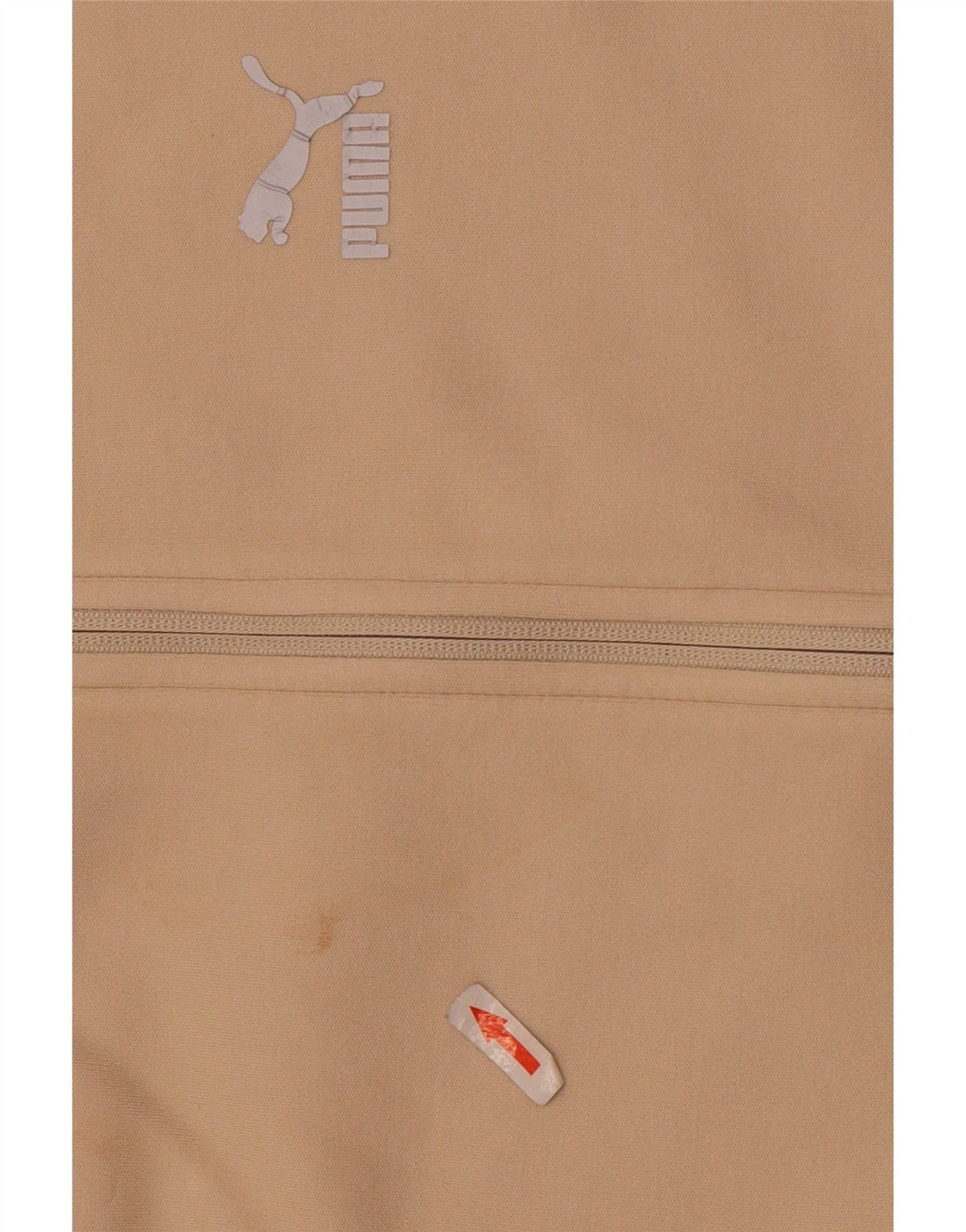 Puma Hættetrøje med lynlås til mænd Medium Beige Bomuld