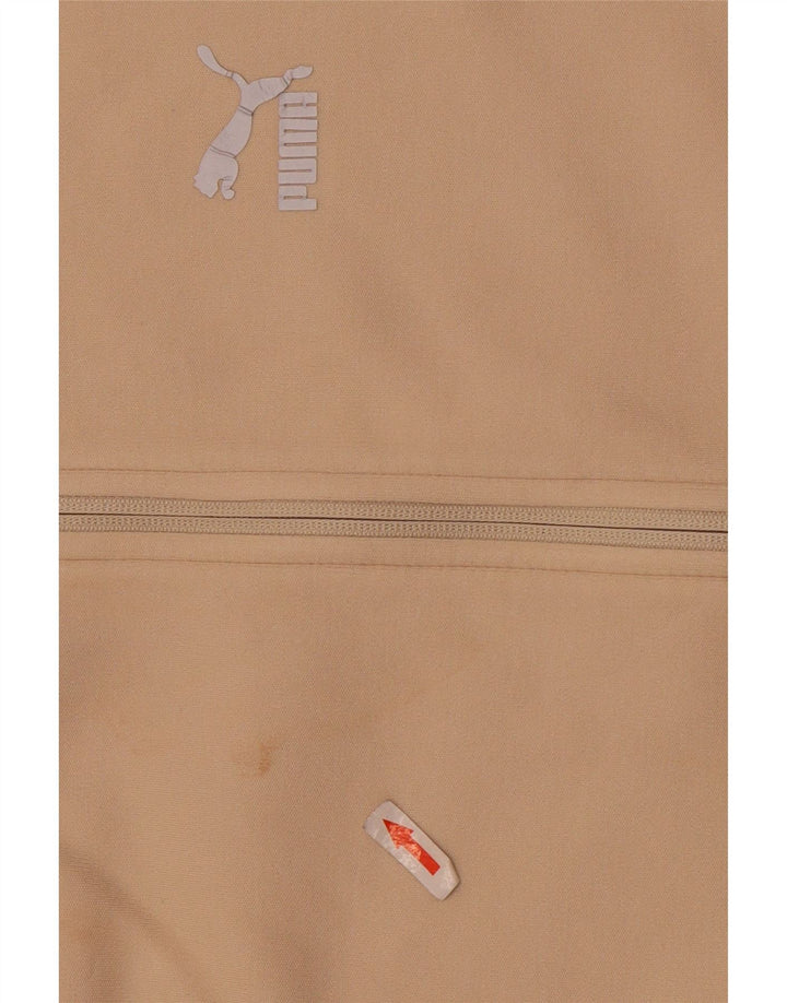 Puma Hættetrøje med lynlås til mænd Medium Beige Bomuld