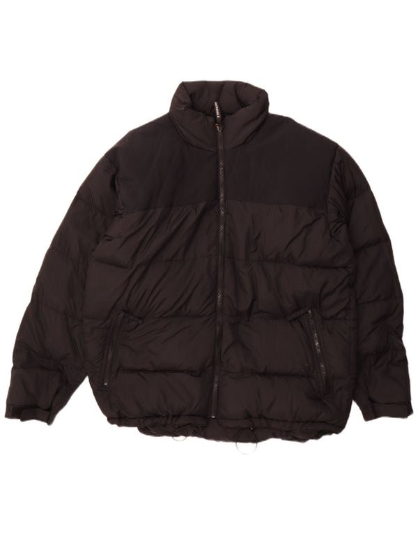 Jack Wolfskin Herre polstret jakke UK 42 XL Sort