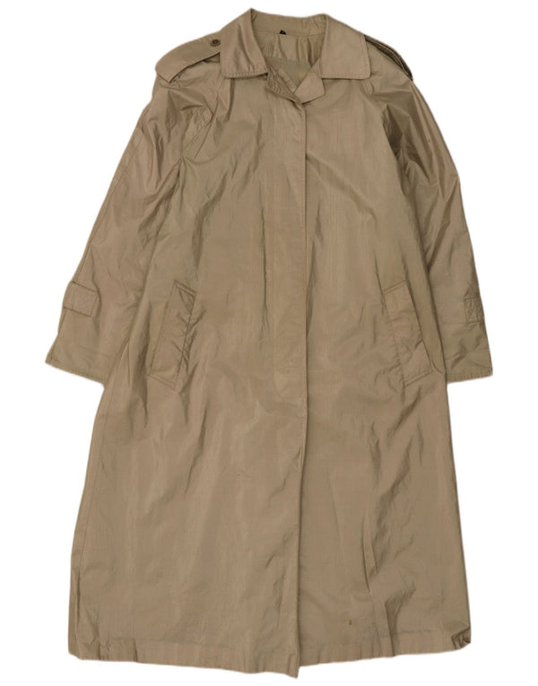 Nuage Womens Oversized Regnfrakke UK 12 Medium Gold Polyester