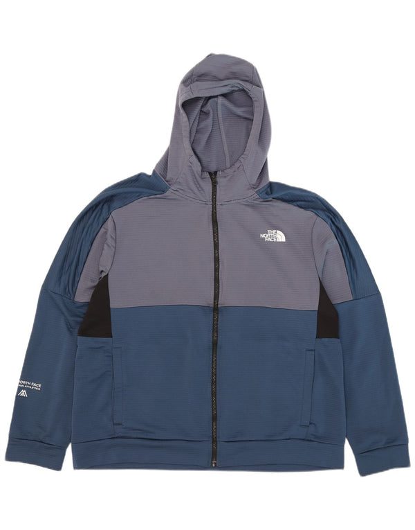 The North Face Herre hættetrøje med lynlås XL Blå Colourblock Polyester