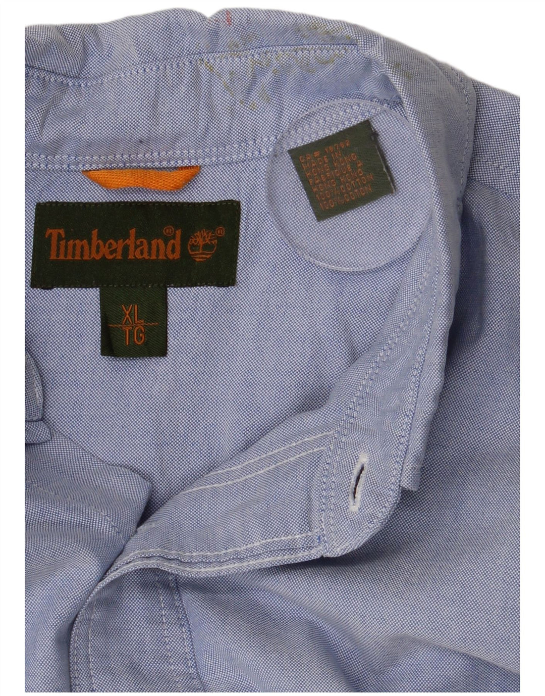 Timberland herreskjorte XL blå bomuld