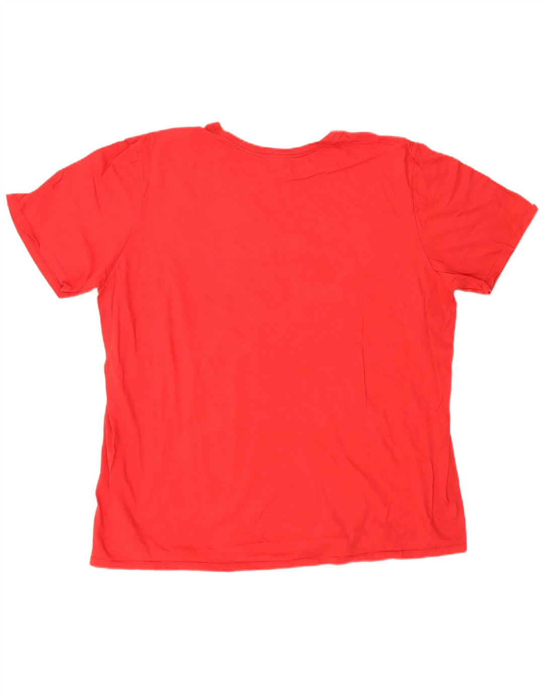 Nike Herre Athletic Cut Grafisk T-Shirt Top 2XL Rød Bomuld