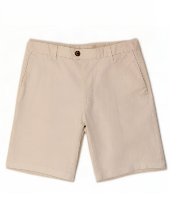 Reiss Herre Chino Shorts Medium W30 Hvid Bomuld