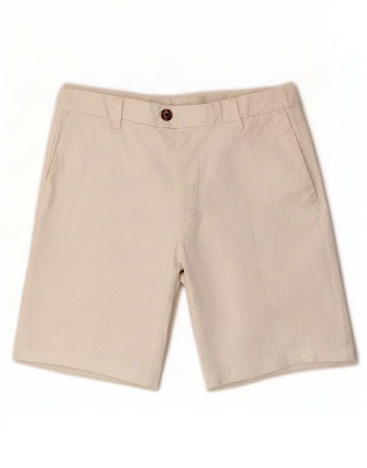 Reiss Herre Chino Shorts Medium W30 Hvid Bomuld