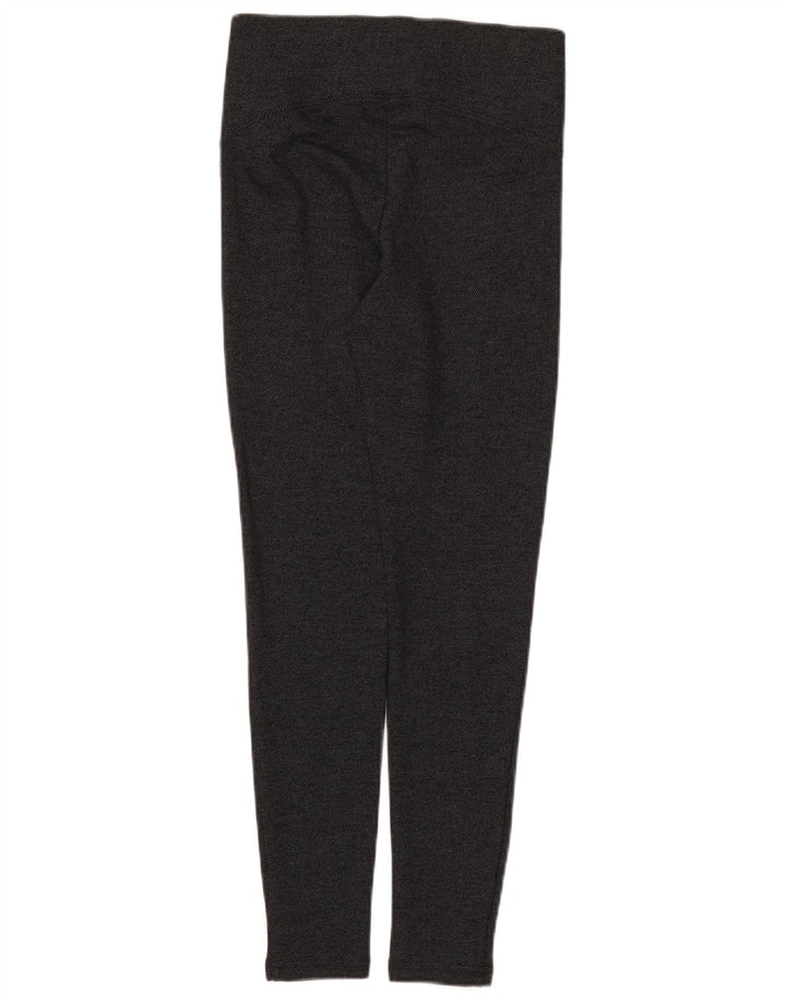 Marks & Spencer Womens Leggings UK 8 Small Black Flecked Viscose