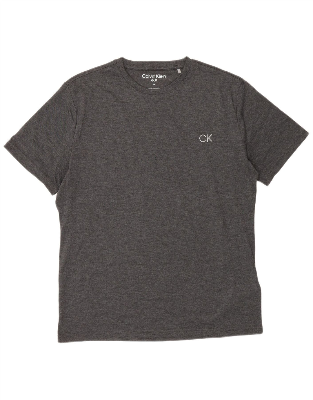 Calvin Klein herre T-shirt top mellemgrå polyester
