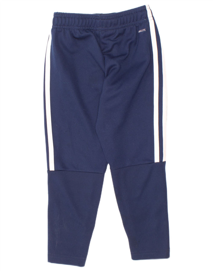 Adidas Boys Climalite træningsdragt bukser 3-4 år marineblå polyester