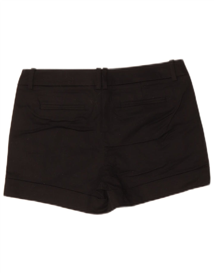 MOSSIMO Casual Shorts til kvinder US 4 Small W30 Black Bomuld