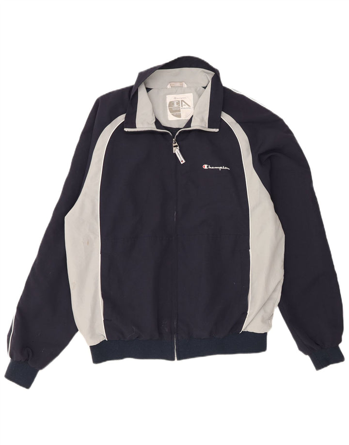 Champion Herre træningsdragt Topjakke Stor marineblå Colourblock Polyester