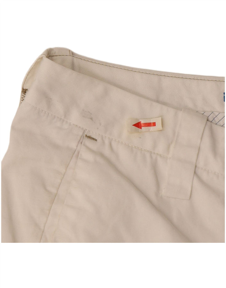 Murphy & Nye Womens Sailmakers Chino Shorts W30 Medium White Bomuld