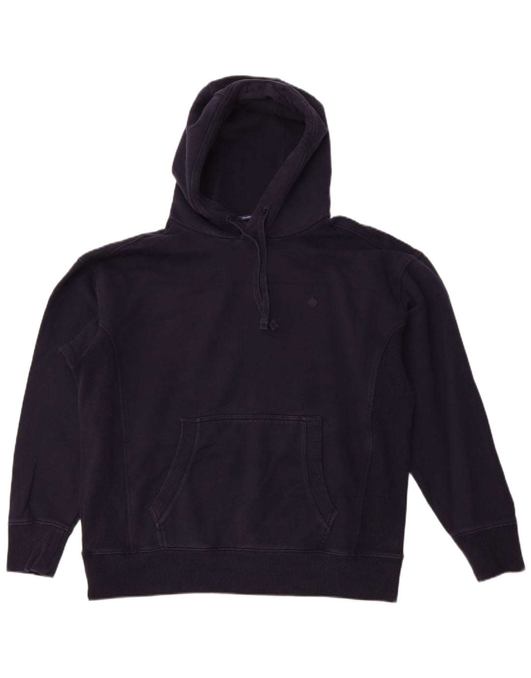 GANT Herre Relaxed Fit Hoodie Jumper XL Marineblå Bomuld