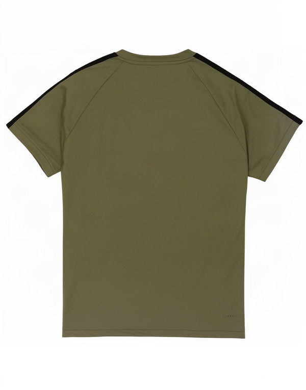 Adidas Herre T-Shirt Top Lille Khaki Polyester