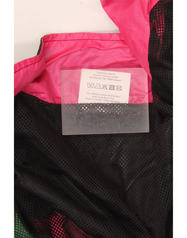 Vintage træningsdragt til mænd Topjakke XL Sort Colourblock Polyester