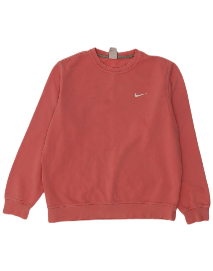 Nike Sweatshirt Jumper til mænd Large Pink Bomuld